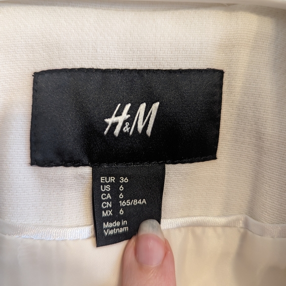 White blazer/ suit jacket - Picture 3 of 7